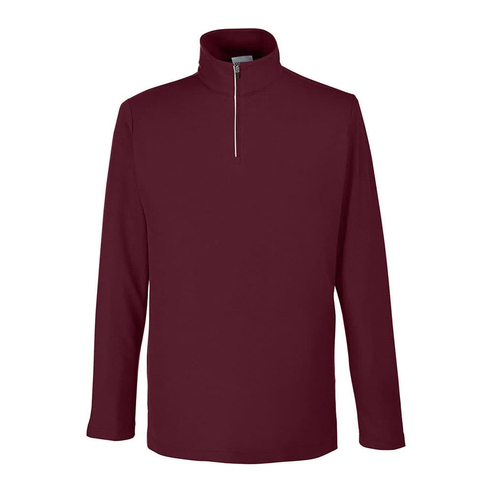 CUSTOM CORE365 MENS FUSION CHROMASOFT™ PIQUE QUARTER-ZIP PULLOVER